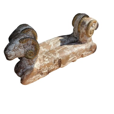 Double Rams Head Coffee Table Base 