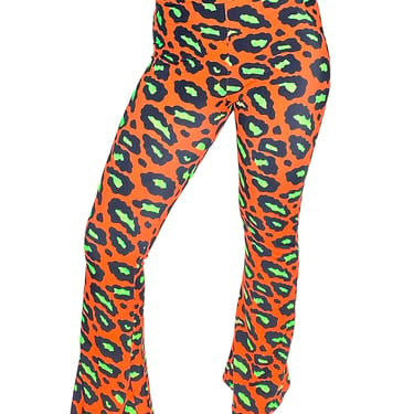 Leopard Bell Bottoms, Boot Cut Pants, Plus Size Bell Bottoms, Fun Disco Pants, Stage Outfit, Kpop Fashion, Leopard Pants, Bell Bottoms Men 