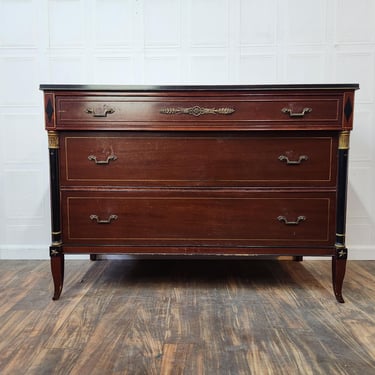 Item #339 Customizable French Empire neoclassical Rahway chest of drawers 