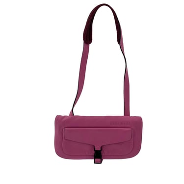 Miu Miu Pink Leather Shoulder Bag
