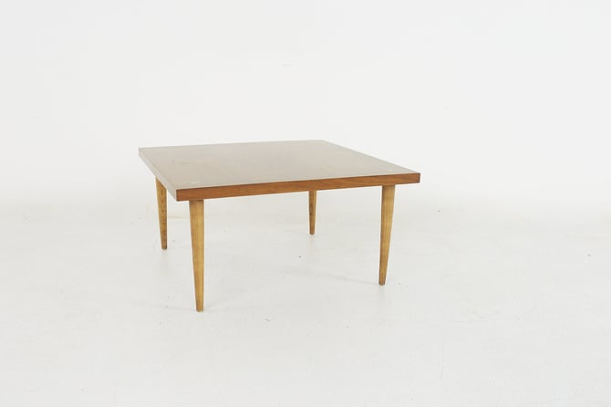 Details about   American of Martinsville Merton Gershun Round Walnut Coffee Table Mid-Century 