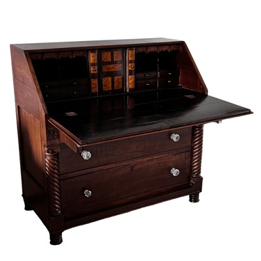 Antique 18th Century Drop Front Secretary Desk DS166-01