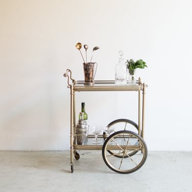 Brass Bar Cart