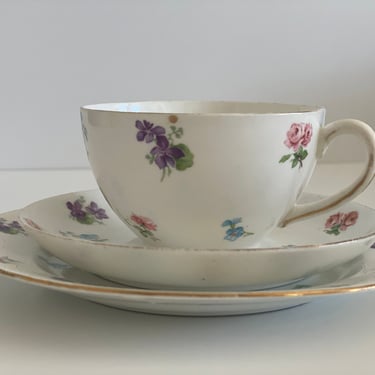 Teacup and Saucer Set - Grafton China by AB Jones and Sons, England 