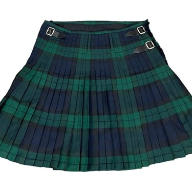 Scottish Highland Authentic Woven Tartan Kilt Sz 44 Excellent Condition