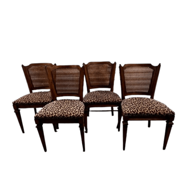 Set of Four American of Chicago Cane Back Side Chairs MM190-15