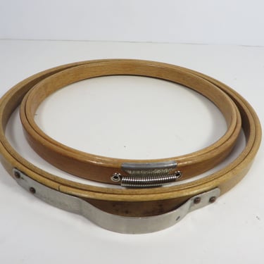 Vintage Wood Embroidery Hoops -  5 Inch and 6 Inch Wood Sewing Hoops 