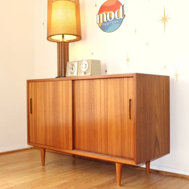 Carlo Jensen - Danish Teak 42" Compact Sideboard