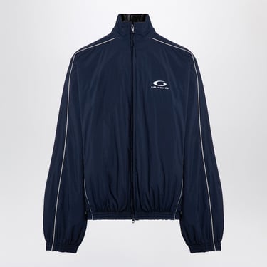 Balenciaga Loop Sports Icon Navy Blue Tracksuit Jacket Men