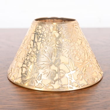 Tiffany Studios New York Grapevine Silver Plated Candle Shade