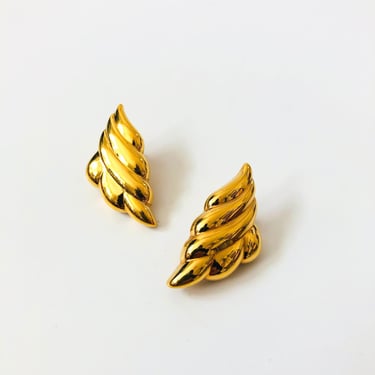 Vintage Napier Gold Tone Earrings 