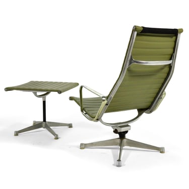 Eames Aluminum Lounge Chair & Ottoman
