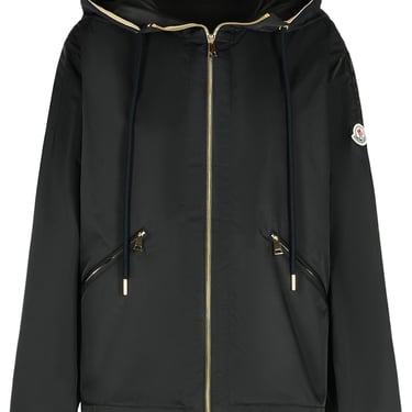 Moncler 'Cassiopera' Black Polyamide Jacket Women