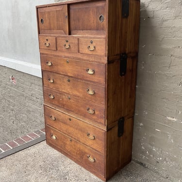 Stacking 3 Piece Tansu Chest