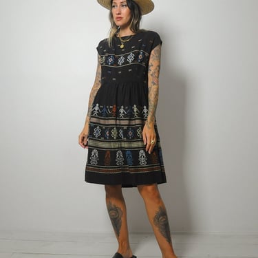 1960's/70's Camille Embroidered Dress