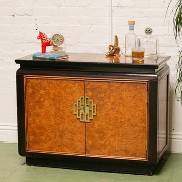 Burlwood Vintage Cabinet by Century