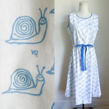 Vintage 1960s Vested Gentress Snail Dress / M 