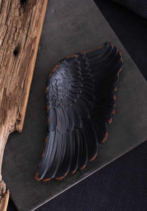 Rustic Iron Wing Tray