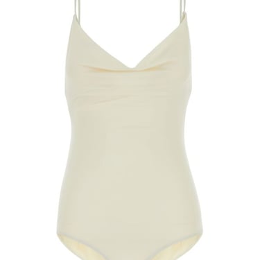 Magda Butrym Women Ivory Stretch Nylon Swimsuit