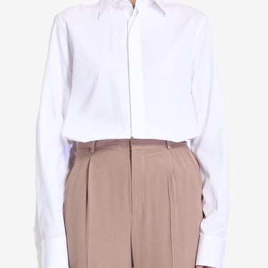 Saint Laurent Women Cotton Poplin Shirt