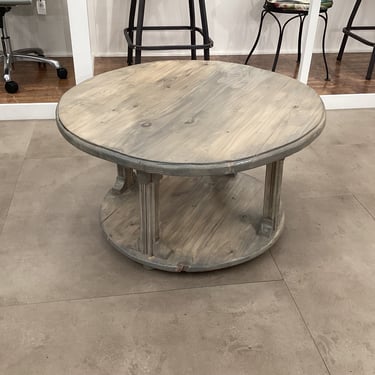 Gray Wooden Coffee Table