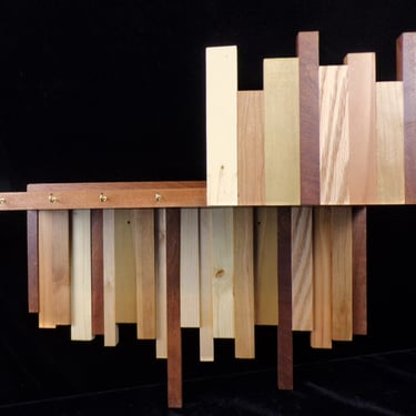cj/ Multiple Wood Toned Shelf