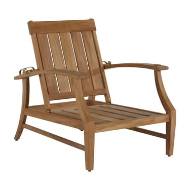 Summer Classics Croquet Natural Teak Outdoor Lounge Chair FFE-808