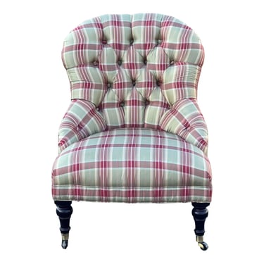 Lee Industries Tufted Back Club Chair 