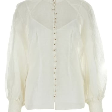 Zimmermann Women White Organza Natura Blouse