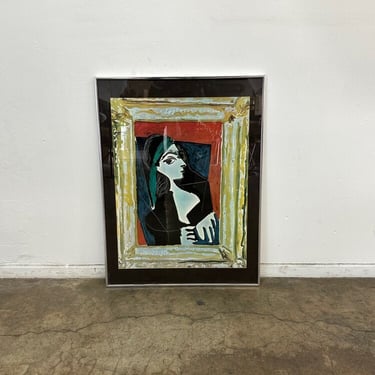 Pablo Picasso - Portrait of Jacqueline 1957 print 