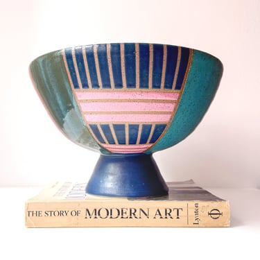 Daydreaming in Blue 02: Pedestal Bowl