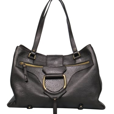 Dolce & Gabbana - Bronze Pebbled Leather Handbag