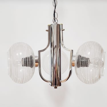 Space Age Chandelier | Sputnik | Atomic Light Fixture | Ceiling Light | Yugoslavia | 70s | 