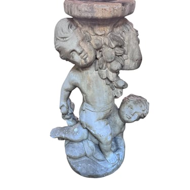 Vintage Neoclassical Style Cherub/Putti Garden Sculpture