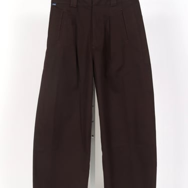 Cara Cropped Pleated Trouser - Clove