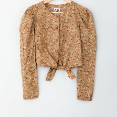 Sax Blouse in Oyster Floral