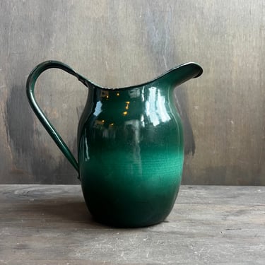 Green Vintage Decorative Pitcher