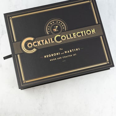 Cocktail Collection Book &amp; Coaster Set
