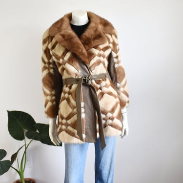 1970s Patchwork Mink Coat - S/M 