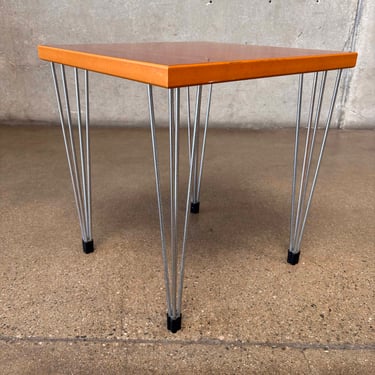 Vintage Danish Fritz Hausen "Pin Age" Square Coffee Table