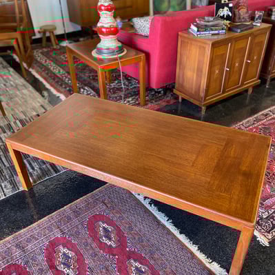 Danish Teak Coffee Table by Vejle &amp; Stole of Møbelfabrik