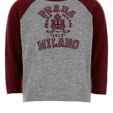 Prada Women Grey Cashmere Sweater