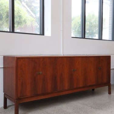 Mid Century Credenza W/ Brass Latches