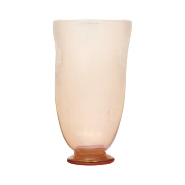 Murano Glass Iridescent Rose Vase