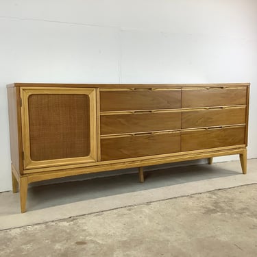 Mid-Century Modern Nine Drawer Dresser 