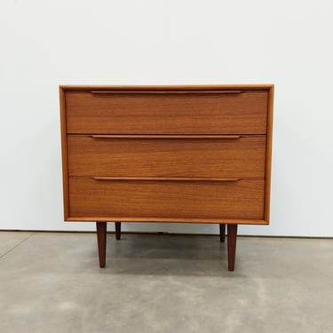 Vintage Mid Century Modern Teak Low Dresser 