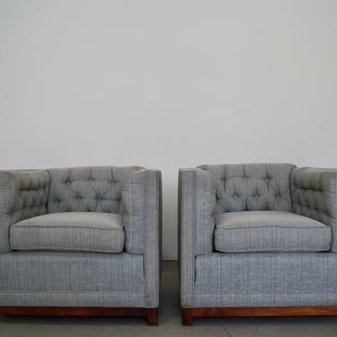 Pair of 1960's Mid-century Modern Lounge Chairs 