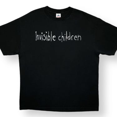 Vintage 2006 “Invisible Children” Double Sided Human Rights Movie/Documentary Graphic T-Shirt Size XL 