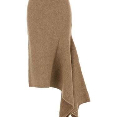 Salvatore Ferragamo Woman Camel Stretch Alpaca Blend Skirt