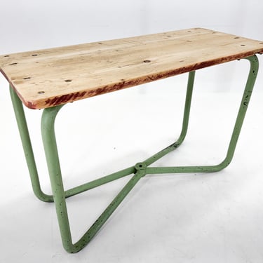 Vintage Industrial Console Table or Side Table, Czechoslovakia 